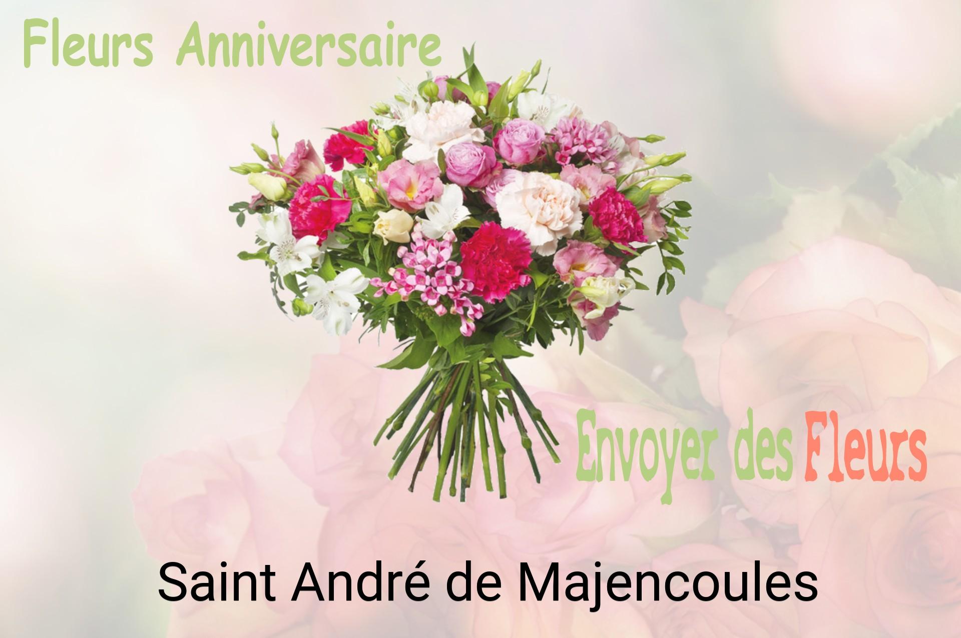 Bouquet de fleurs d’anniversaire livré à Saint-André-de-Majencoules